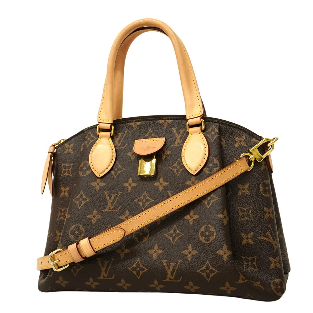Louis Vuitton Monogram Rivoli PM Handbag M44543 Brown 2-way bag for women